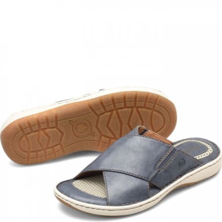 Men's Born Marco Sandals - Navy Universe (Blue)