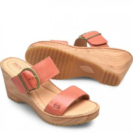 Women's Born Emily Sandals - Rust Cayenne (Red)