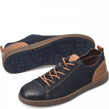 Men's Born Allegheny Luxe Sneakers - Dark Blue Distress Combo (Blue)