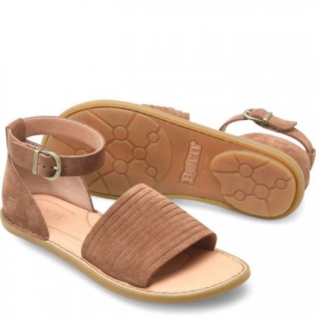 Women's Born Margot Sandals - Earth Suede (Brown)