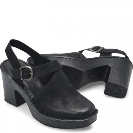 Women's Born Devlyn Heels - Black Distressed (Black)