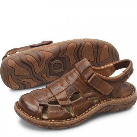 Men's Born Cabot III Sandals - Amber (Brown)