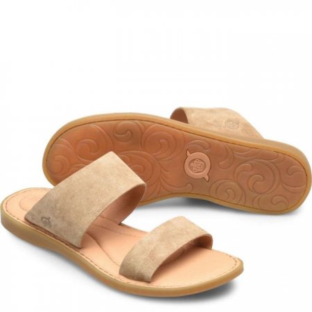 Women's Born Inslo Sandals - Taupe Suede (Tan)