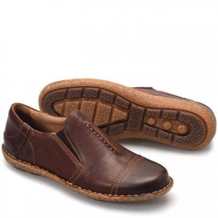 Women's Born Nampa Slip-Ons & Lace-Ups - Dk Brown Sequoia (Brown)