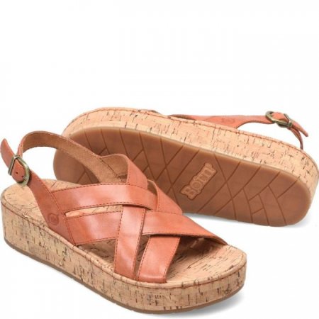 Women's Born Shona Sandals - Orange Papaya (Orange)