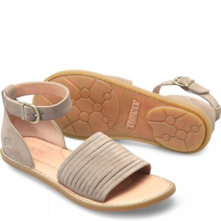 Women's Born Margot Sandals - Taupe Suede (Tan)