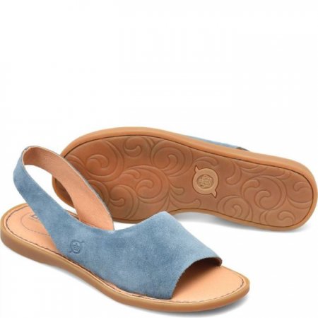 Women's Born Inlet Sandals - Jeans Suede (Blue)